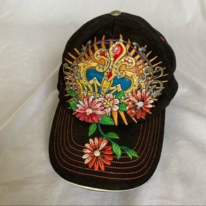 NWT Jolly Roger Embellished cap